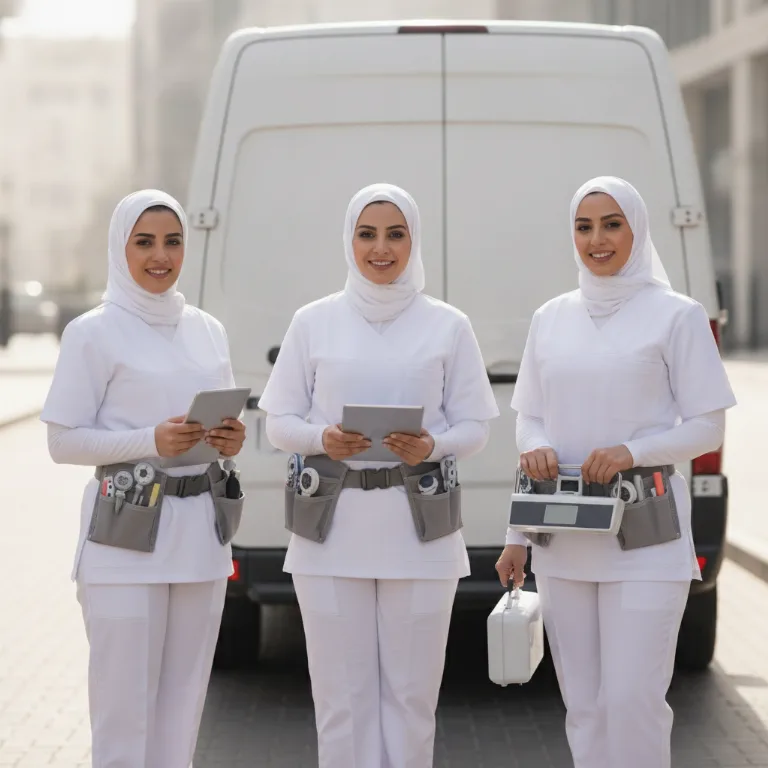 Midwife team in Al Warqaa